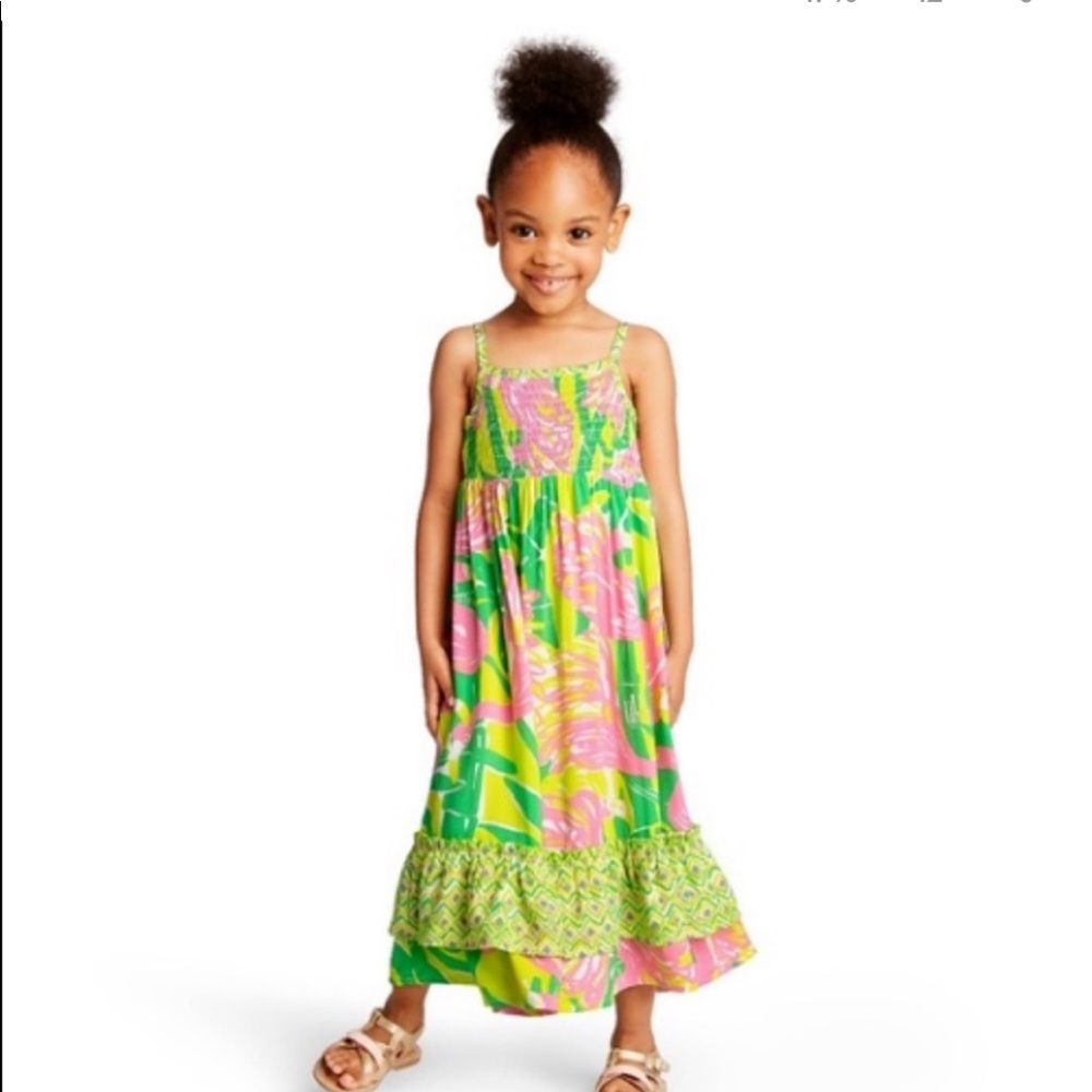 NWT Lily Pulitzer Fan Maxi Dress
